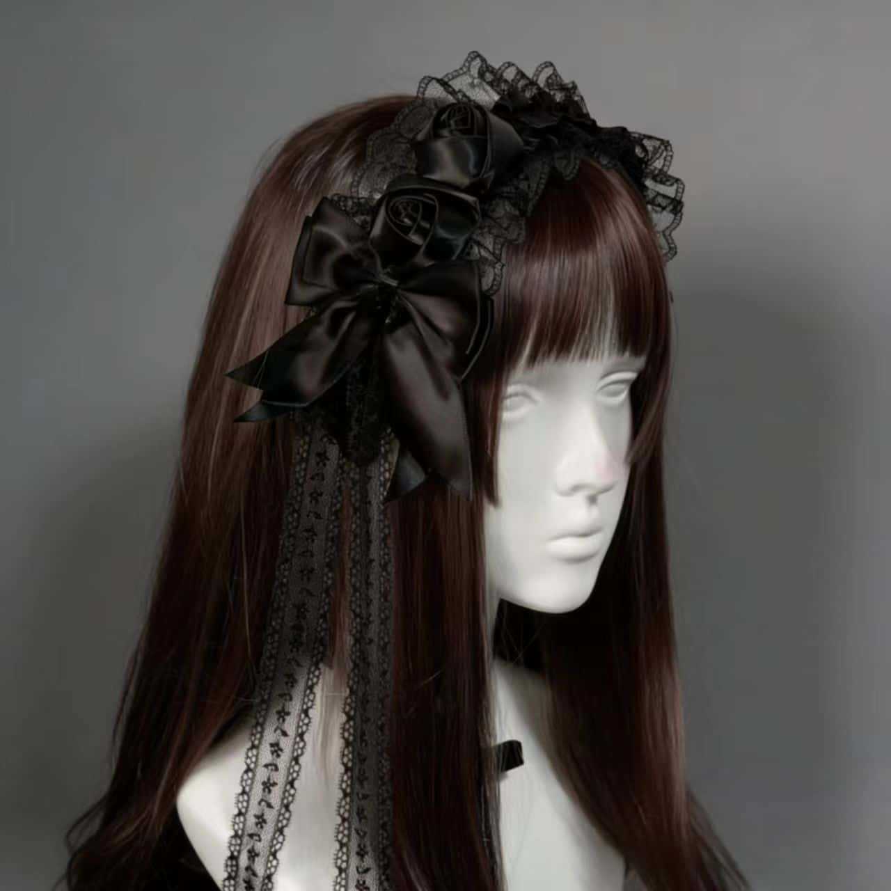 Gothic Lolita Lace Headbands f - Tassel Fringe Trim のレビューと価格