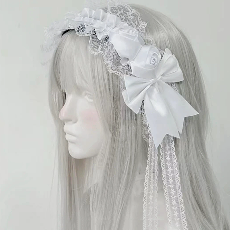 Gothic Lolita Lace Headbands f - Tassel Fringe Trim のレビューと価格