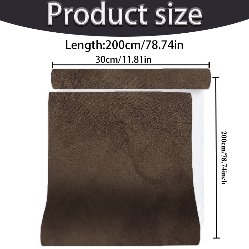 30x200cm Self Adhesive Suede F - Velvet Ribbon Roll のレビューと価格