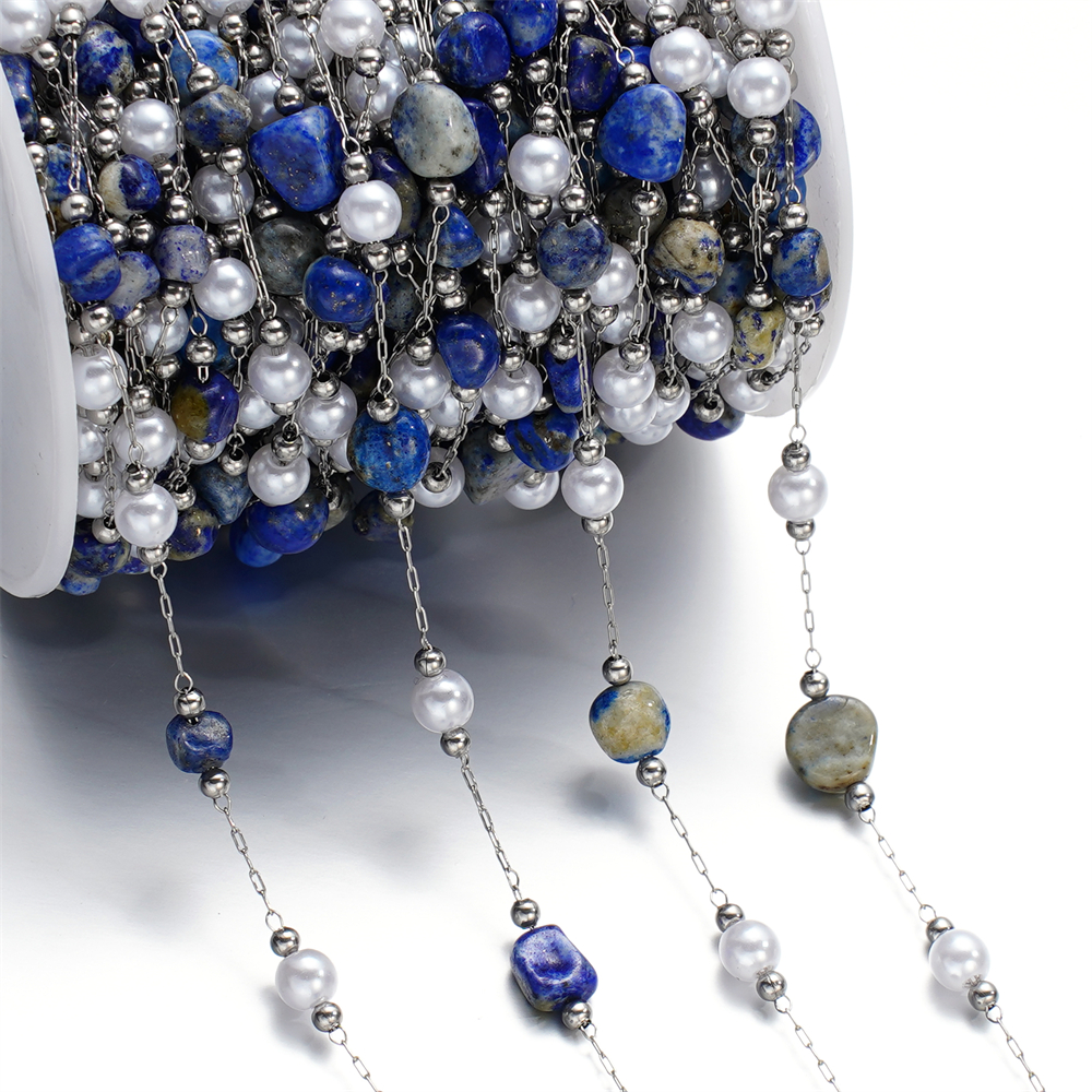 1Meter/Lot Stainless Steel Irr - Pearl Trim Chain のレビューと価格