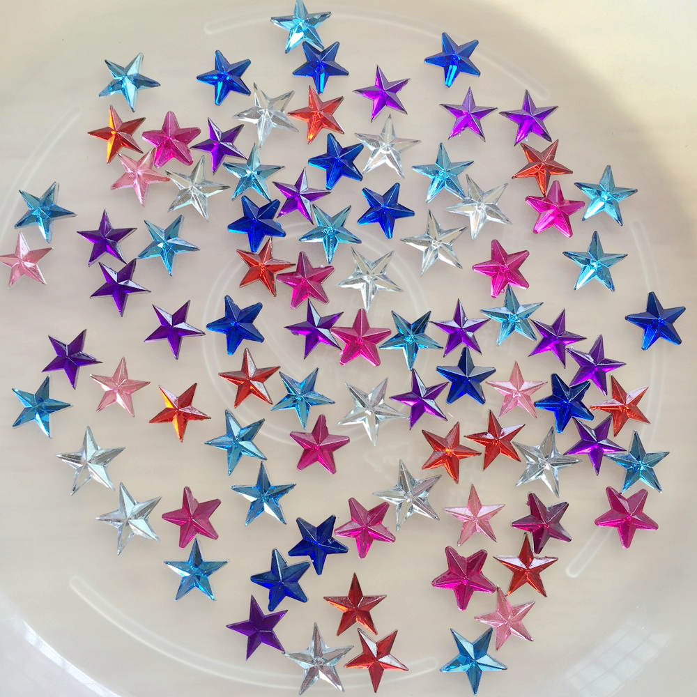 400pcs 10mm Crystal Star Shape - Hotfix Rhinestone Sheet のレビューと価格