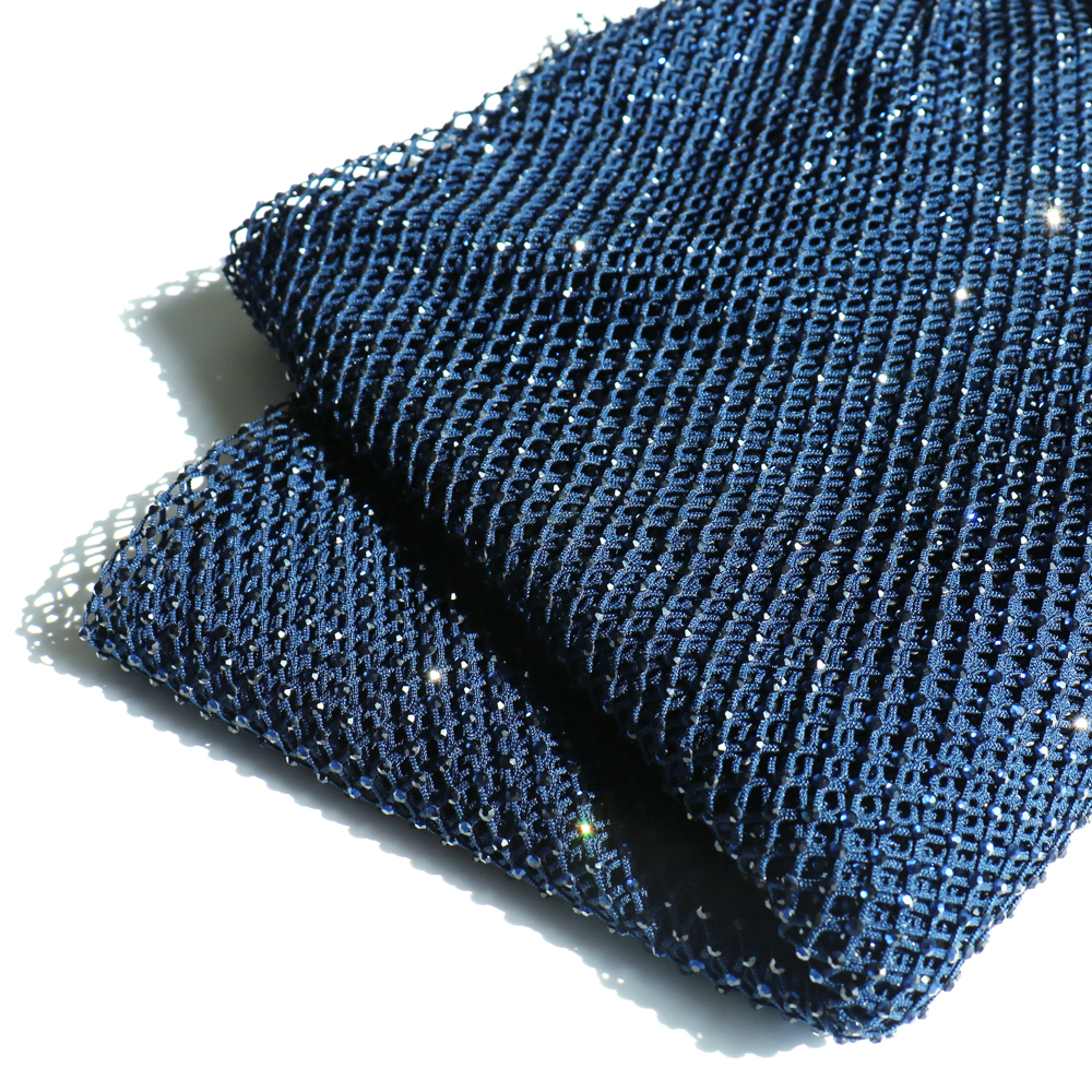 SS10 Rhinestones Mesh Navy Col - Sew On Rhinestone のレビューと価格
