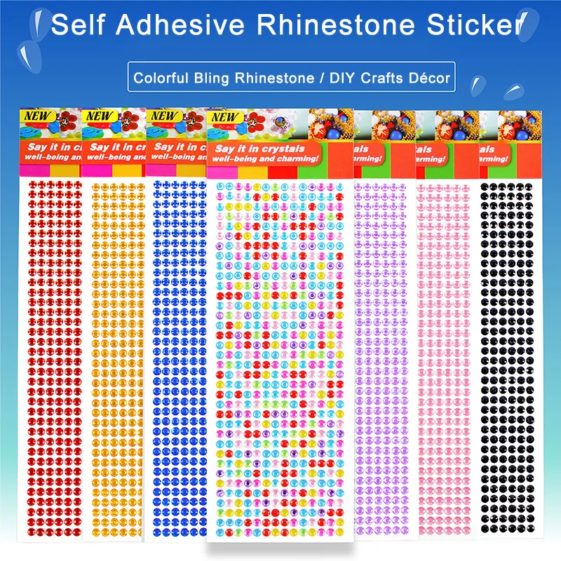 900/504Pcs Bling Acrylic Rhine - Embellishment Glue Craft のレビューと価格