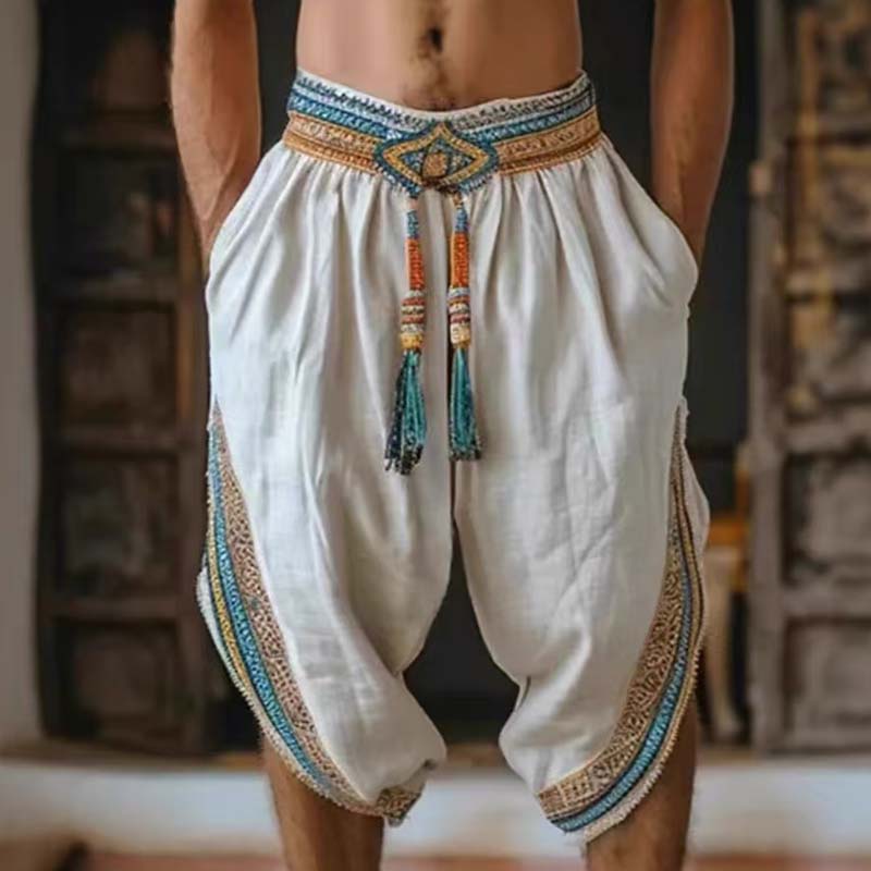 Men's Tassel Elastic Waist Cas - Tassel Fringe Trim のレビューと価格