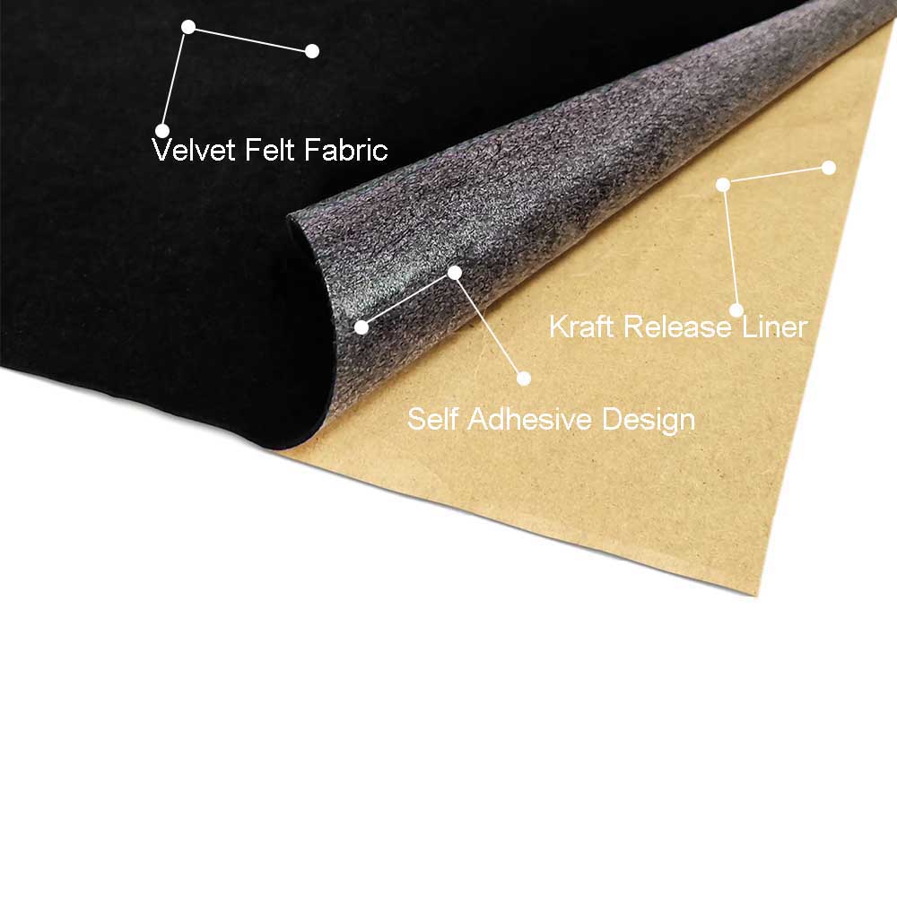 1 roll 45 x 148cm Self-adhesiv - Velvet Ribbon Roll のレビューと価格
