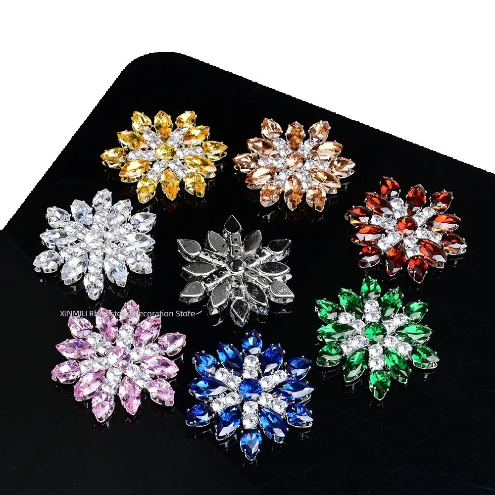 2Pcs Luxury Zircon Crystal Fla - Embellishment Glue Craft のレビューと価格