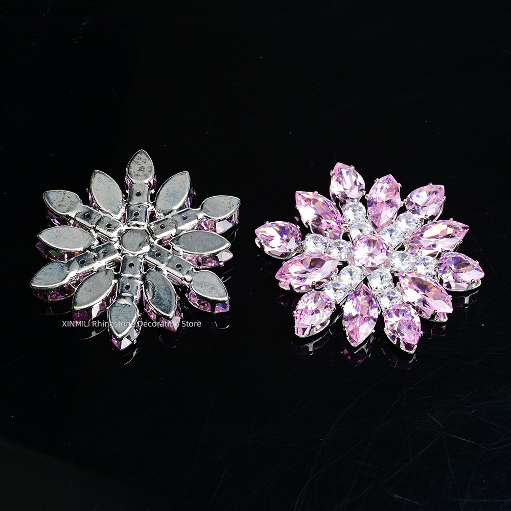 2Pcs Luxury Zircon Crystal Fla - Embellishment Glue Craft のレビューと価格