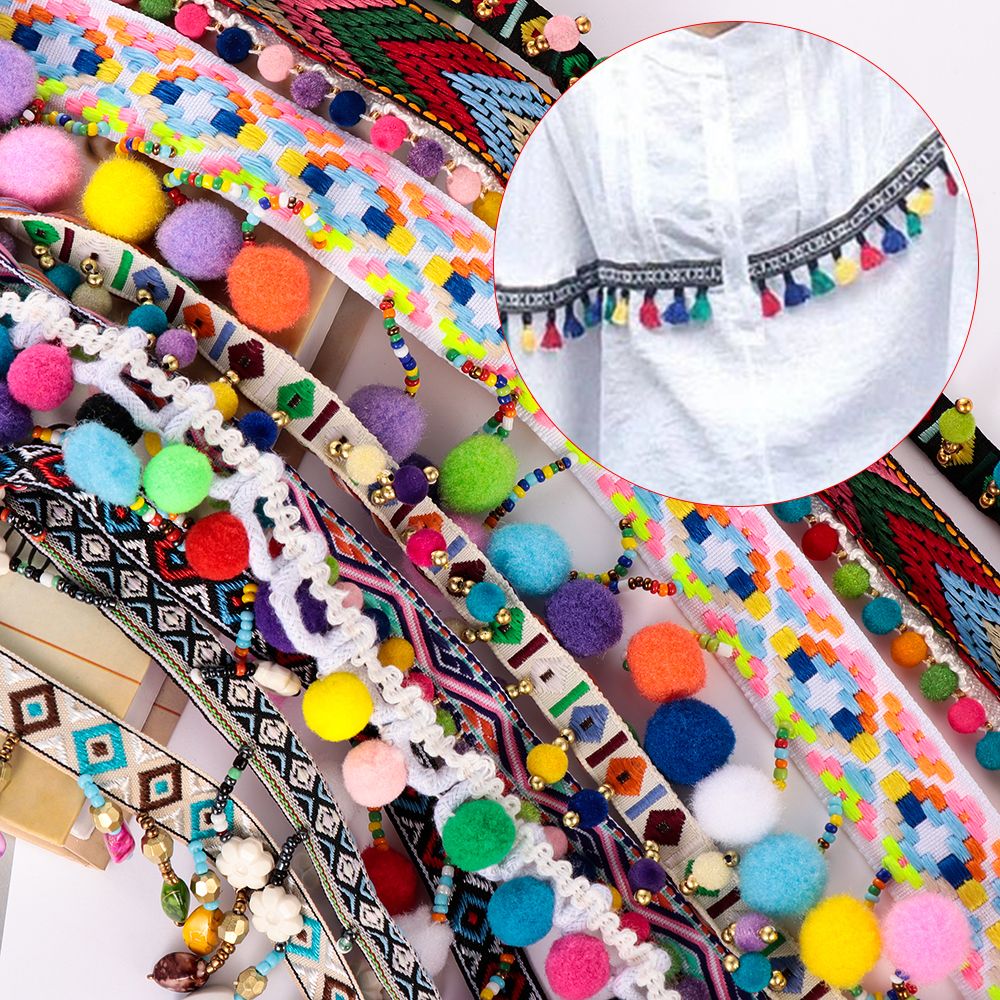1yard Bohemia Tassel Lace Trim - Tassel Fringe Trim のレビューと価格