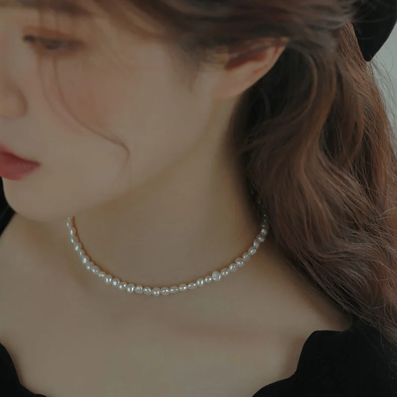 Hengsheng 4-5mm Baroque Freshw - Pearl Trim Chain のレビューと価格