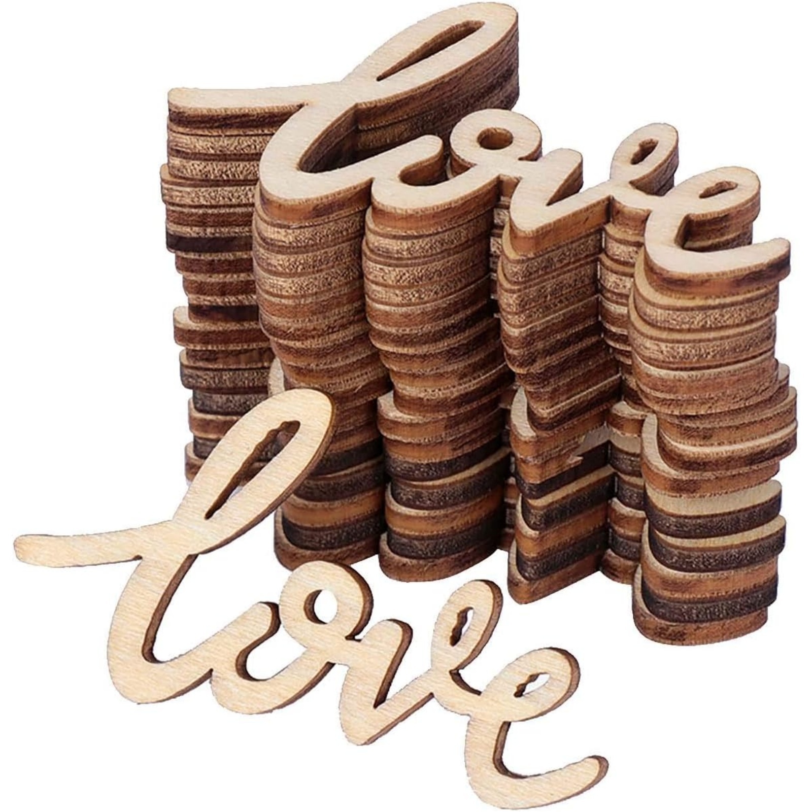 18/36 Pcs Little Love Wood Cra - Christmas Craft Embellishment のレビューと価格