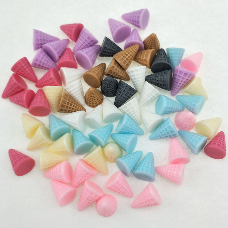 40pcs/lot 1.5*2cm Resin Ice cr - Embellishment Glue Craft のレビューと価格