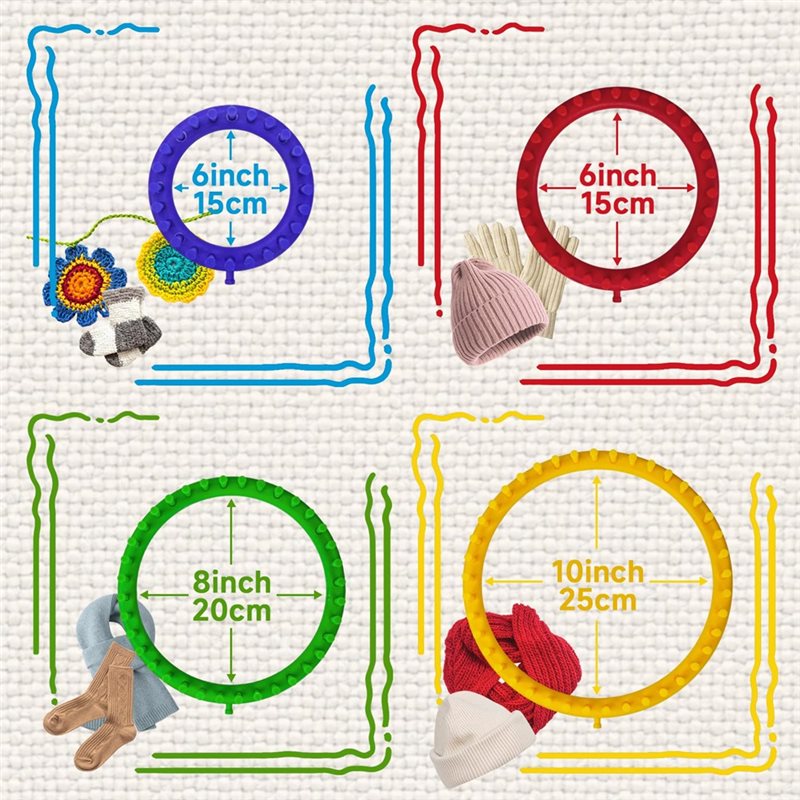 Round Knitting Loom For Hats S - Pom Pom Maker Tool のレビューと価格