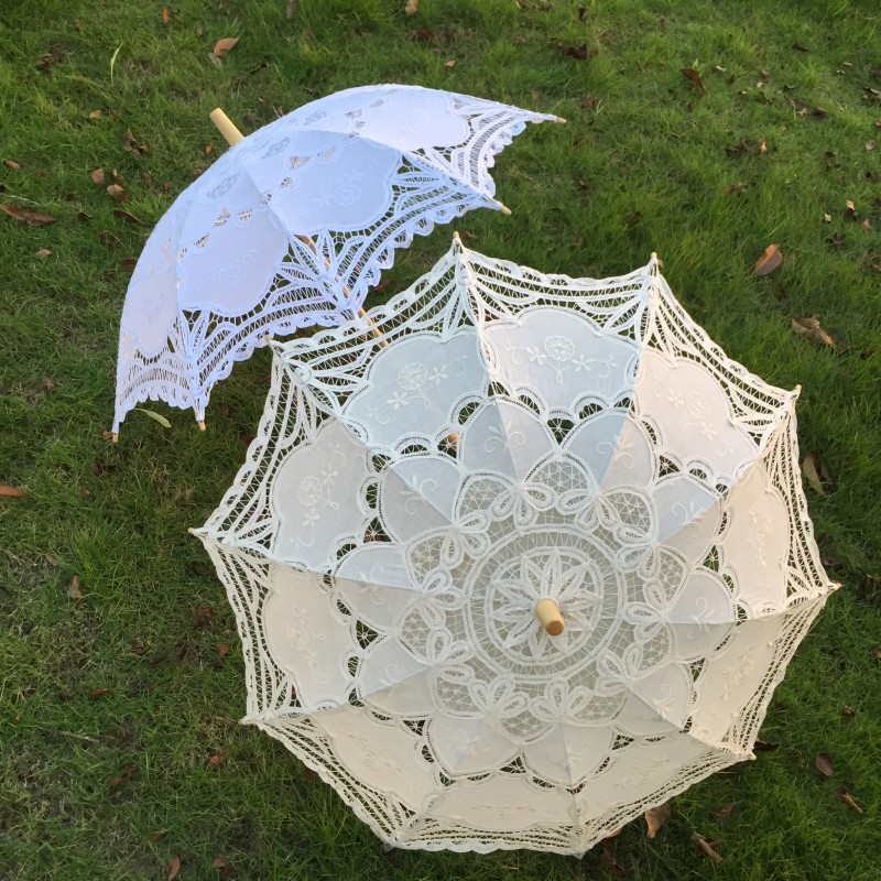 New Vintage Lace Umbrella Hand - Embroidery Craft のレビューと価格