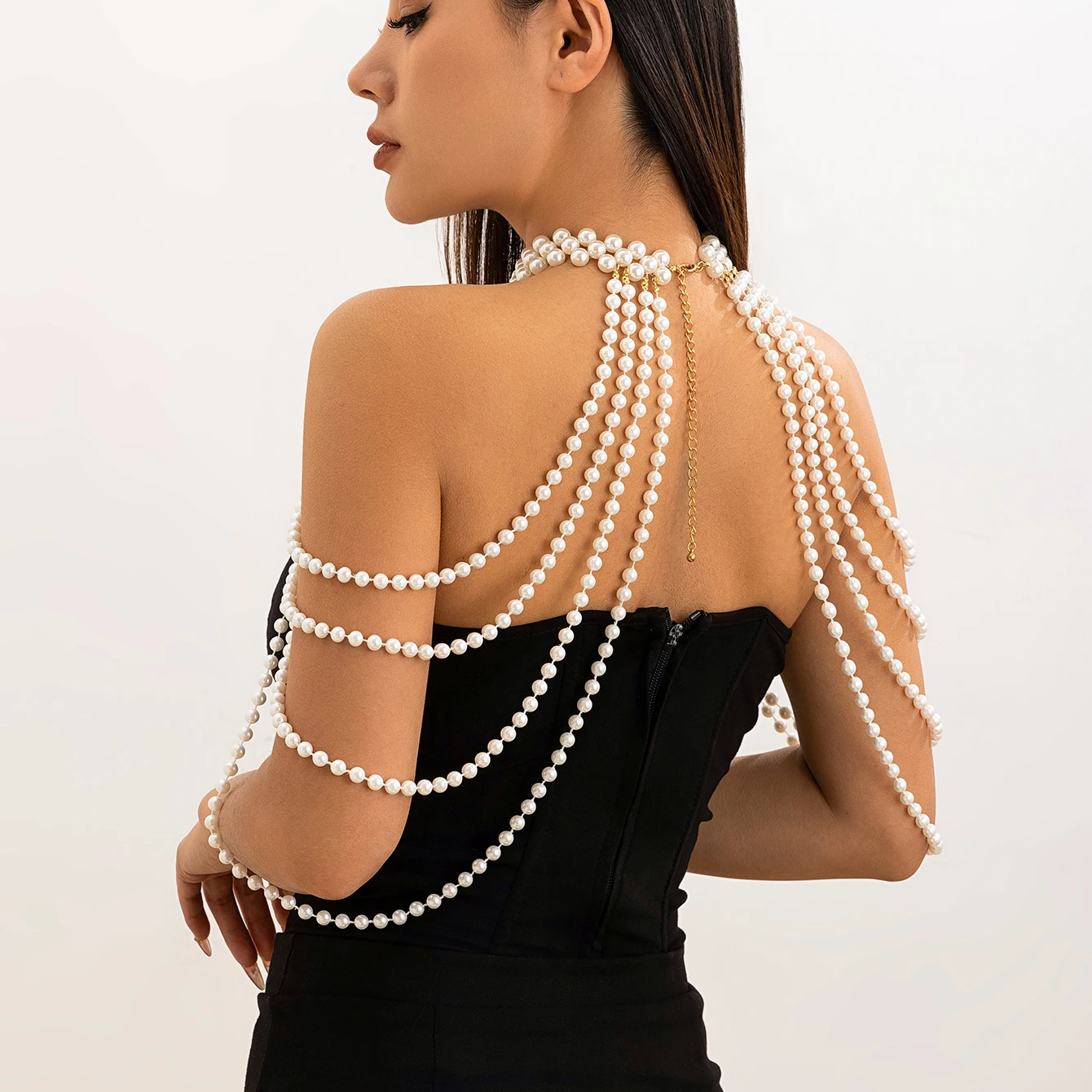 Bridal Tassel Imitation Pearl  - Pearl Trim Chain のレビューと価格