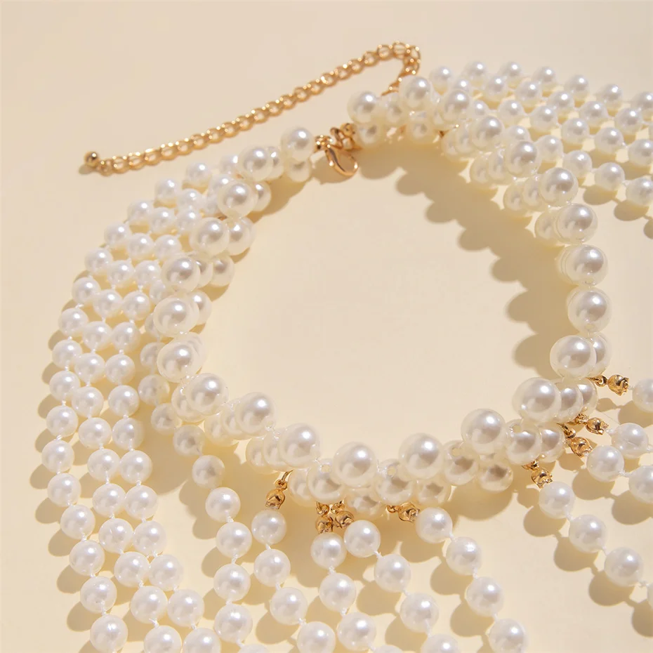 Bridal Tassel Imitation Pearl  - Pearl Trim Chain のレビューと価格