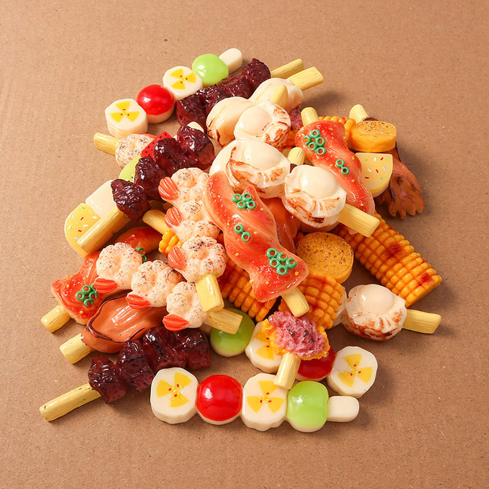 4pcs Simulation Foood Barbecue - Embellishments For Scrapbooking のレビューと価格