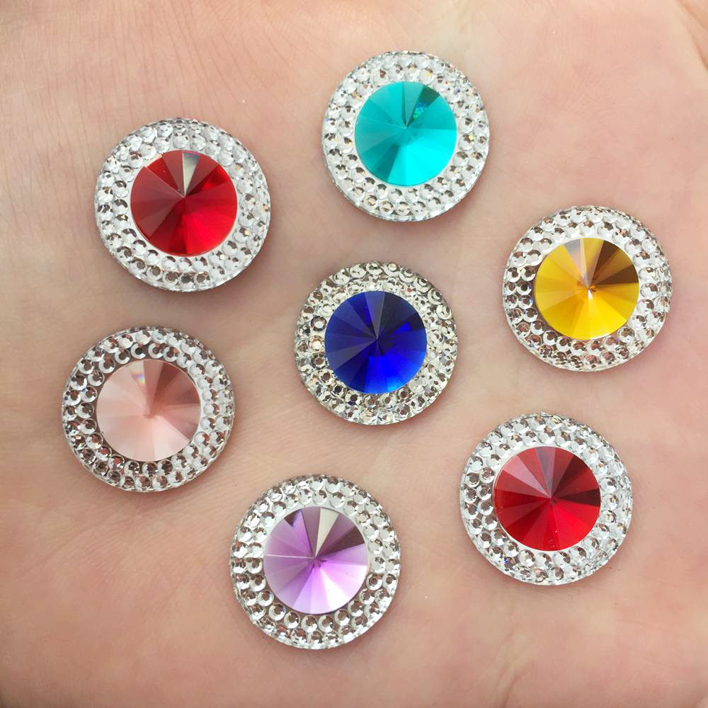 Resin 10/12/16mm Double Color  - Embellishment Glue Craft のレビューと価格