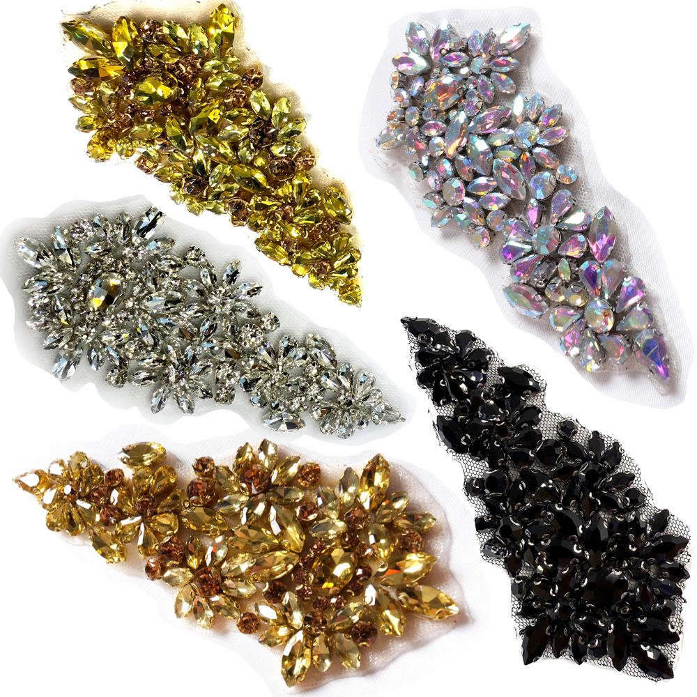 HelluyerDc gold,champgane,silv - Sew On Rhinestone のレビューと価格