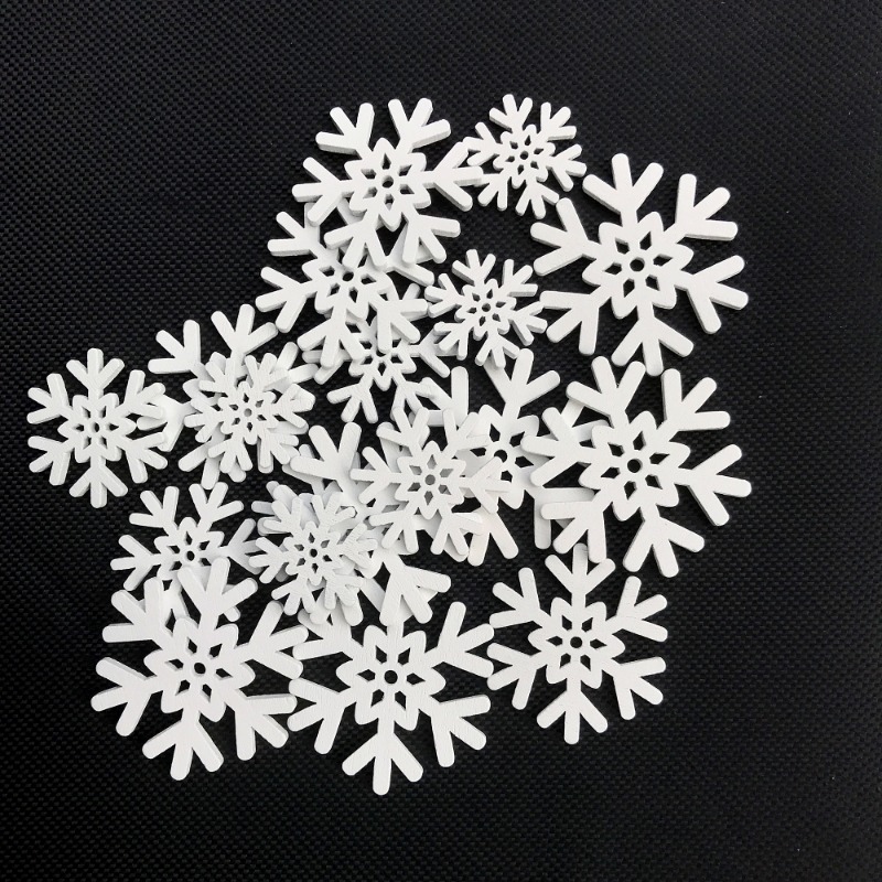 50pcs 20mm 25mm 30mm 35mm Mix  - Christmas Craft Embellishment のレビューと価格
