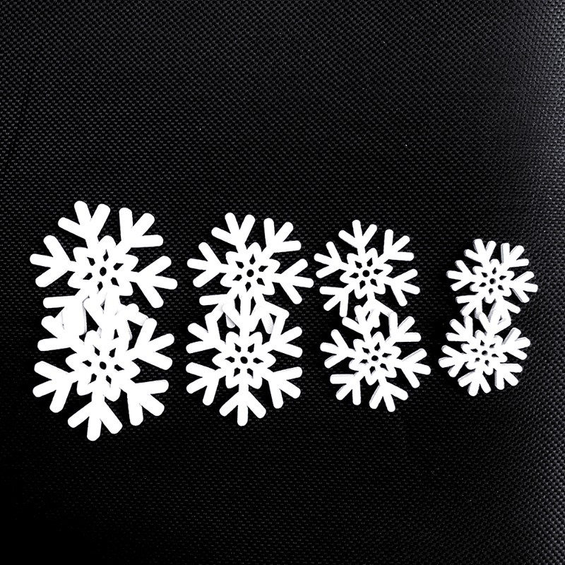 50pcs 20mm 25mm 30mm 35mm Mix  - Christmas Craft Embellishment のレビューと価格