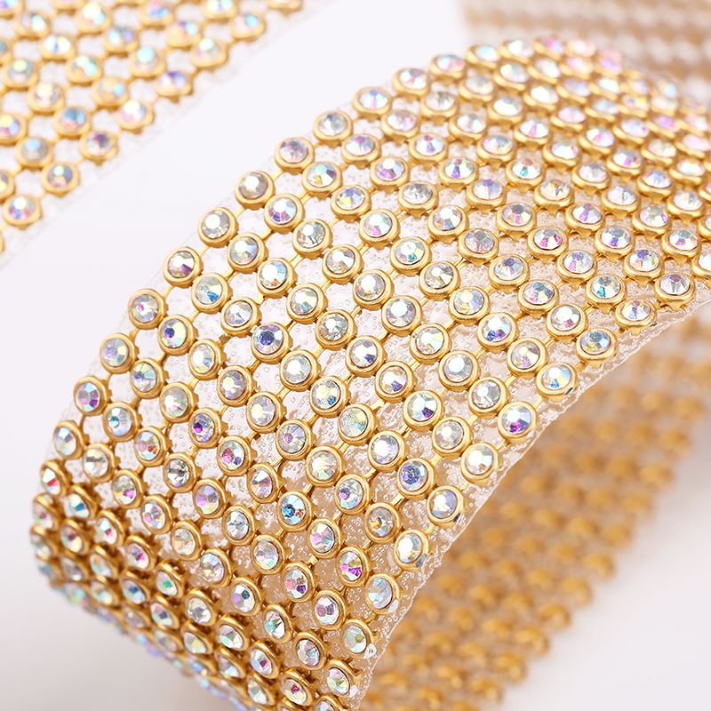 10rows Clear Crystal AB Rhines - Hotfix Rhinestone Sheet のレビューと価格