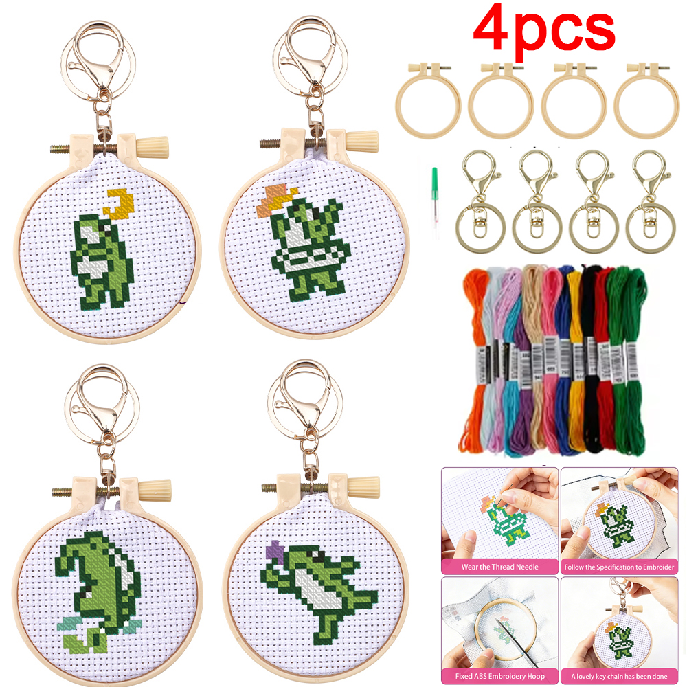 4pcs Embroidery Starter Kit DI - Embroidery Craft のレビューと価格