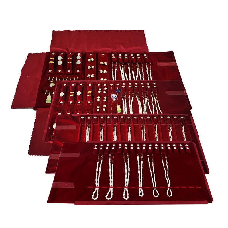 Burgundy Velvet Jewelry Roll-U - Velvet Ribbon Roll のレビューと価格