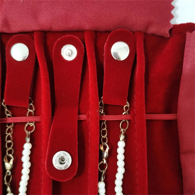 Burgundy Velvet Jewelry Roll-U - Velvet Ribbon Roll のレビューと価格