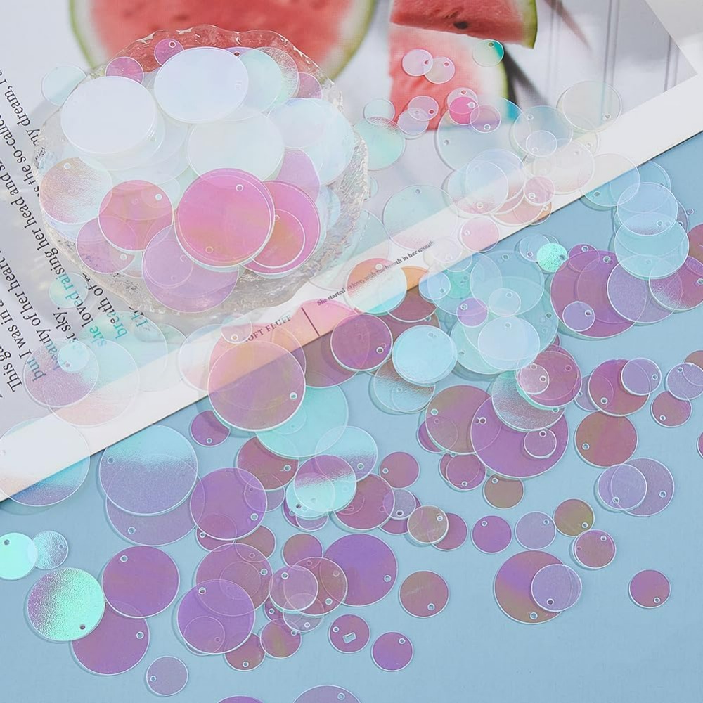 1800Pcs 6 Sizes Loose Sequin F - Embroidery Craft のレビューと価格