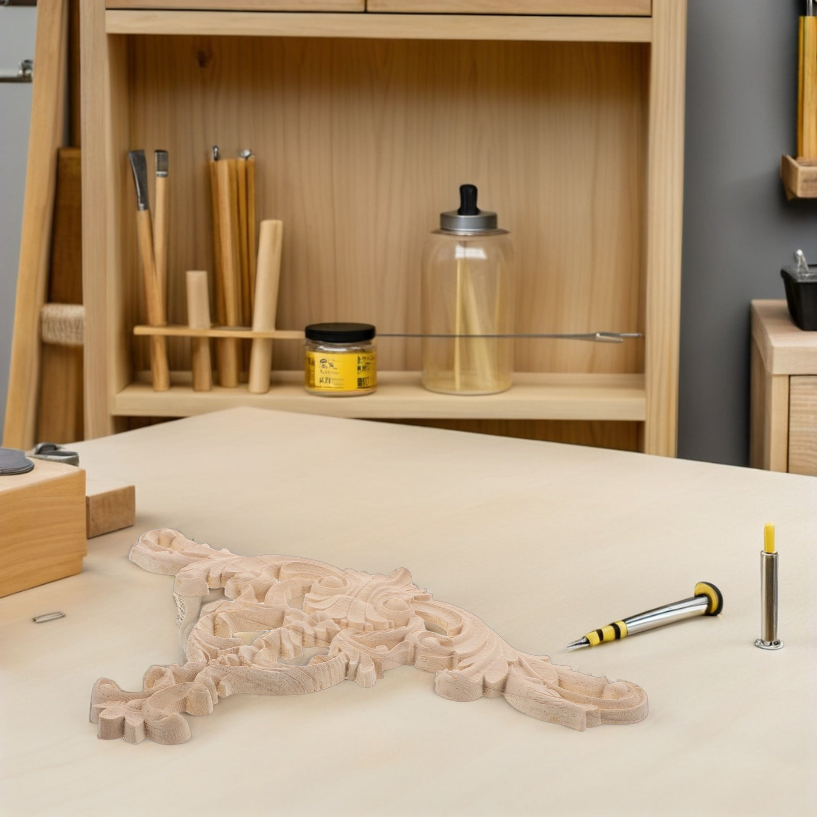 Wood Appliques for Furniture V - Embellishment Crafts のレビューと価格