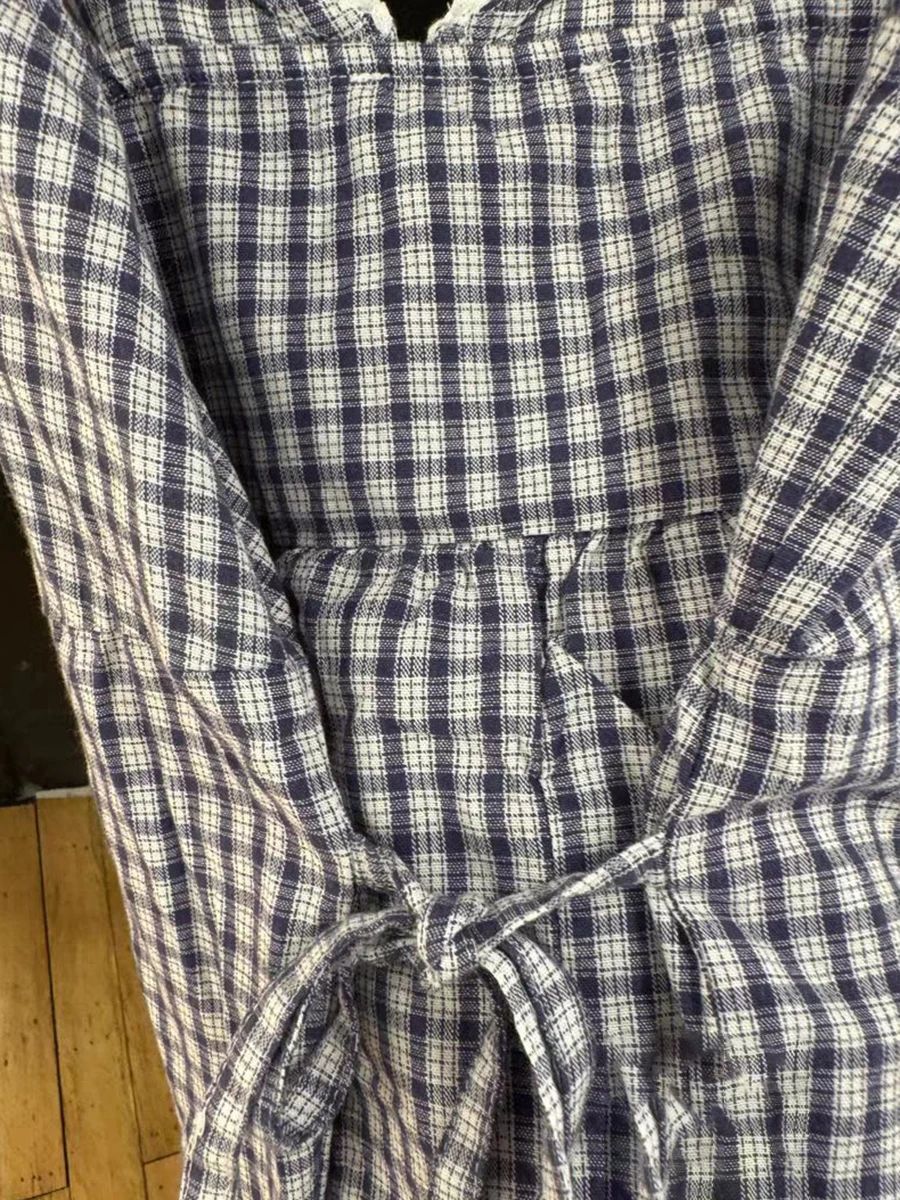 Navy Plaid Tank Shorts 2 Piece - Elastic Lace Trim のレビューと価格