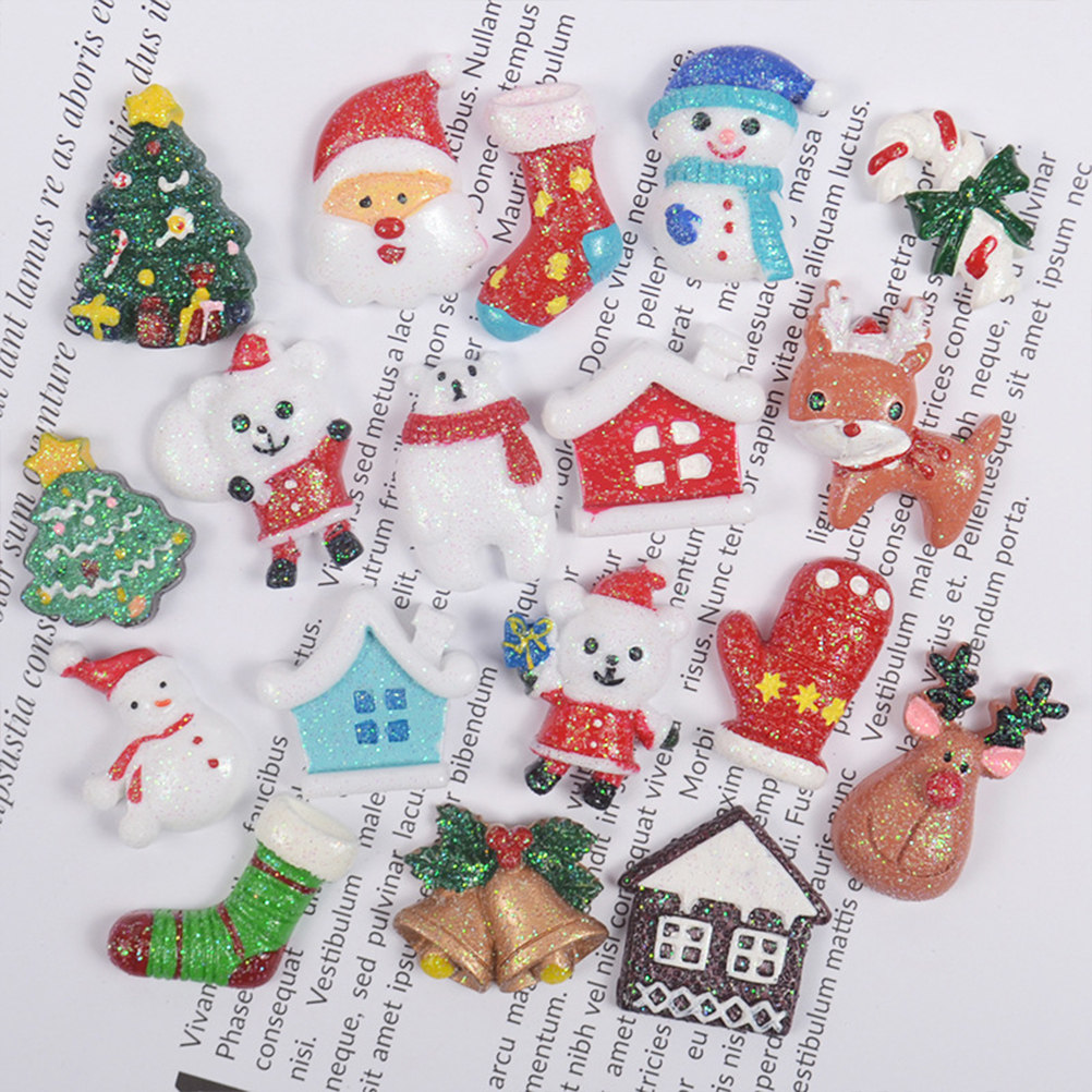 50pcs Resin DIY Accessories Ch - Christmas Craft Embellishment のレビューと価格