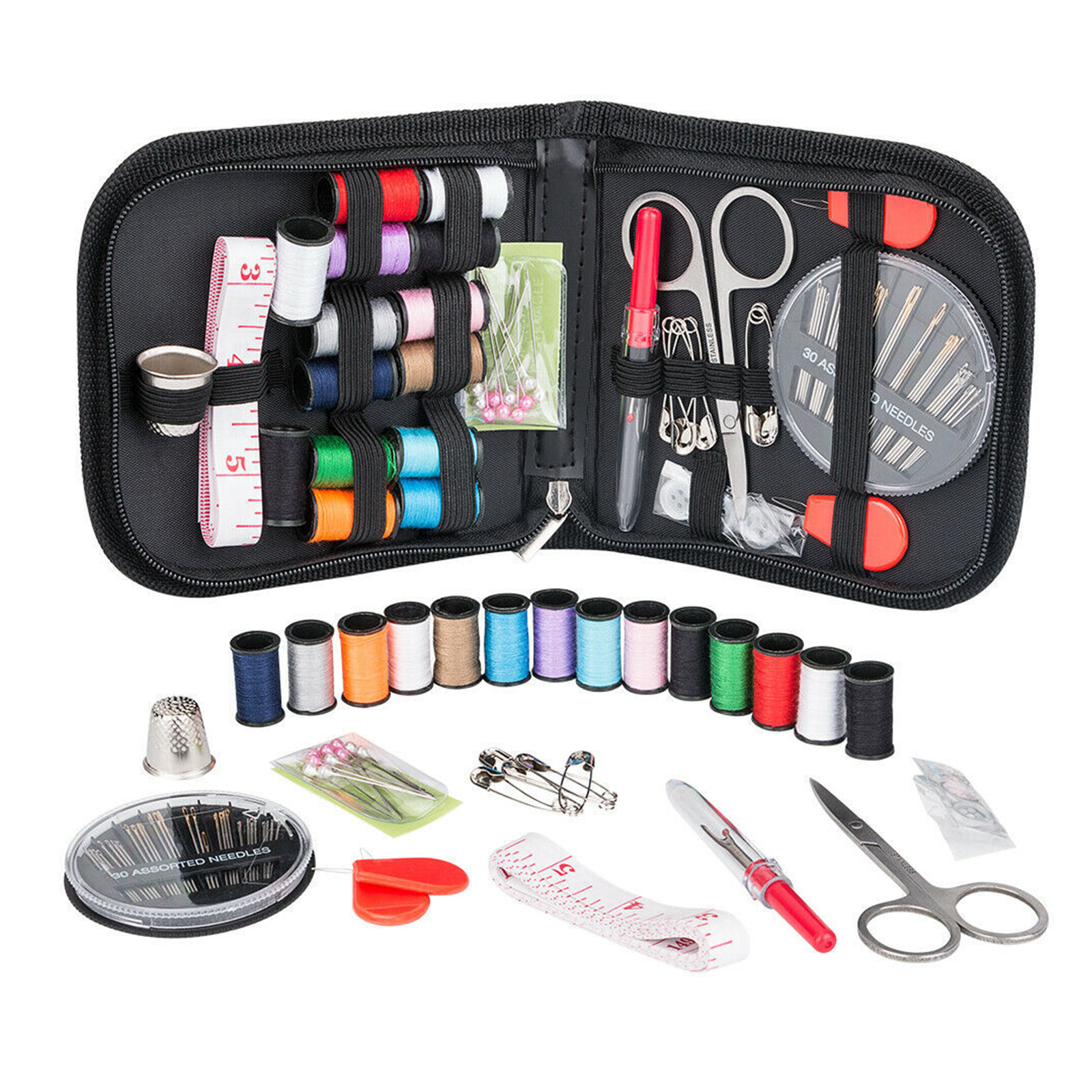 The sewing kit contains 68 acc - Pom Pom Maker Tool のレビューと価格