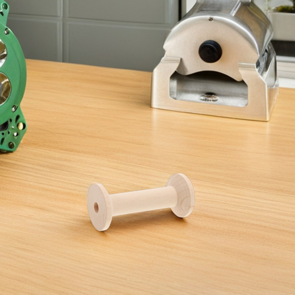4Pcs Wooden Bobbin Set Smooth  - Embroidery Craft のレビューと価格