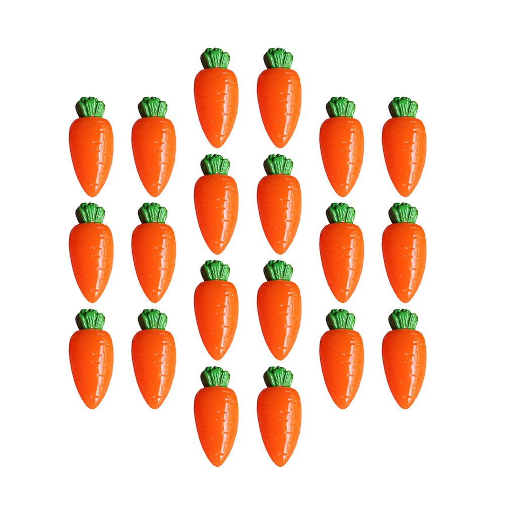  20 Pcs Simulated Carrot Acces - Embellishments For Scrapbooking のレビューと価格