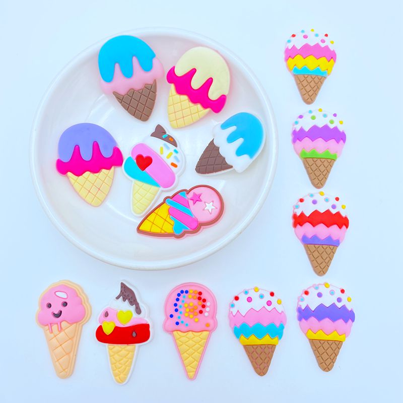 10/20pcs Cute Ice Cream Series - Embellishment Glue Craft のレビューと価格