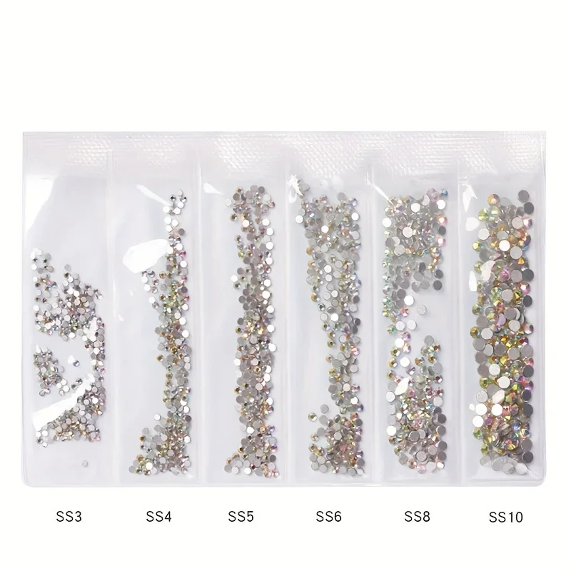 SWAGPICK SS3-10 Mix White AB G - Hotfix Rhinestone Sheet のレビューと価格