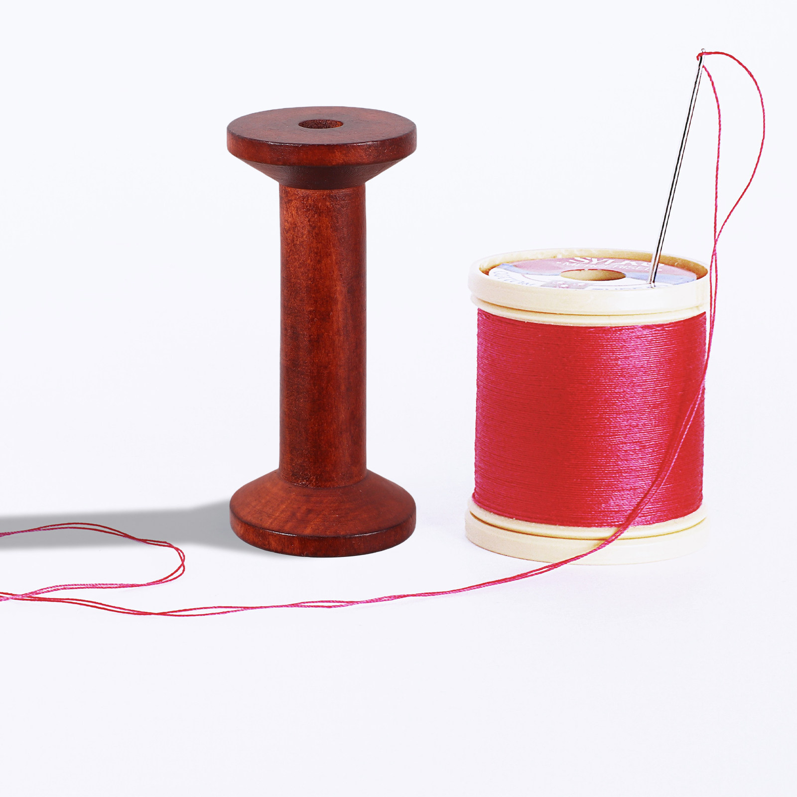 6Pcs Wooden Empty Spools for C - Embroidery Craft のレビューと価格