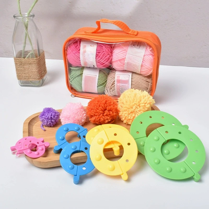 8PCS 4Sizes Fluff Ball Weaver  - Pom Pom Maker Tool のレビューと価格
