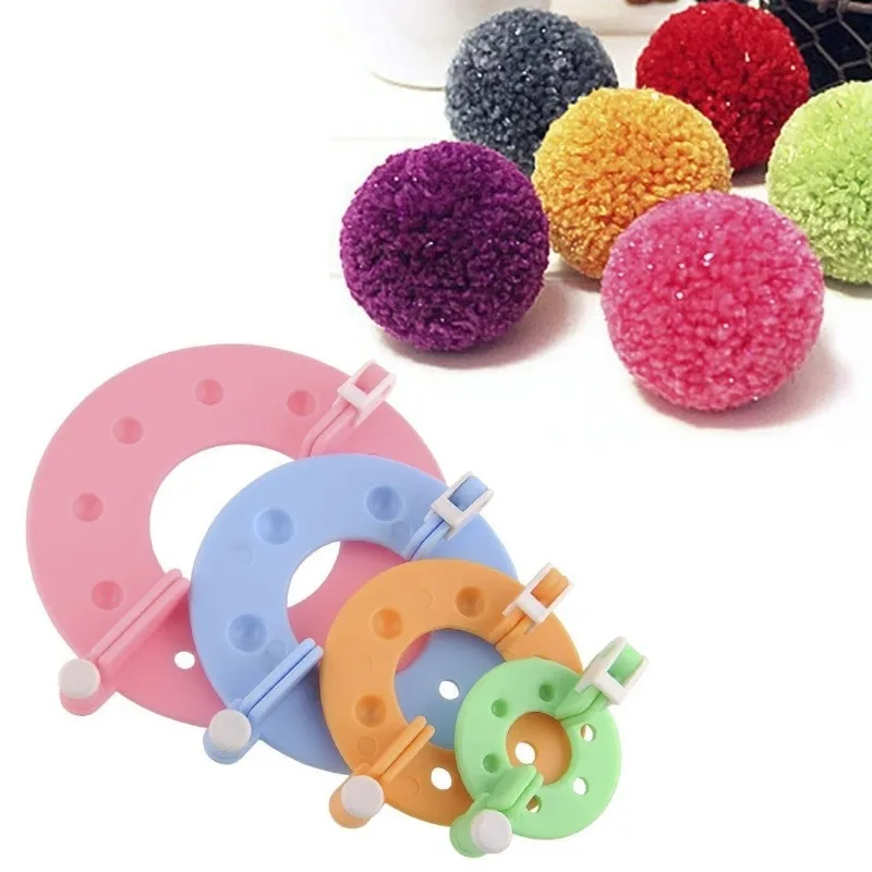 8PCS 4Sizes Fluff Ball Weaver  - Pom Pom Maker Tool のレビューと価格