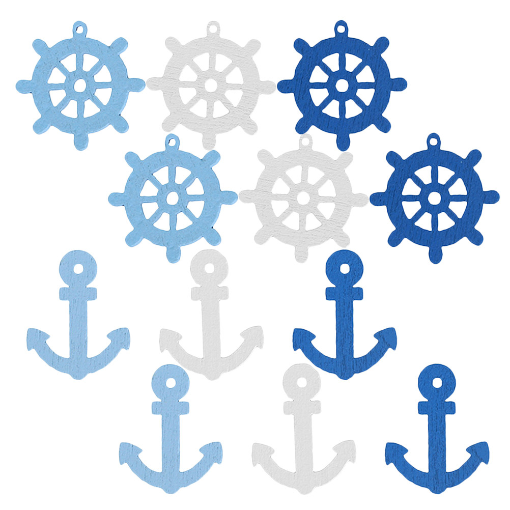 100 Pcs Wooden Anchor Mini Pen - Embellishments For Scrapbooking のレビューと価格