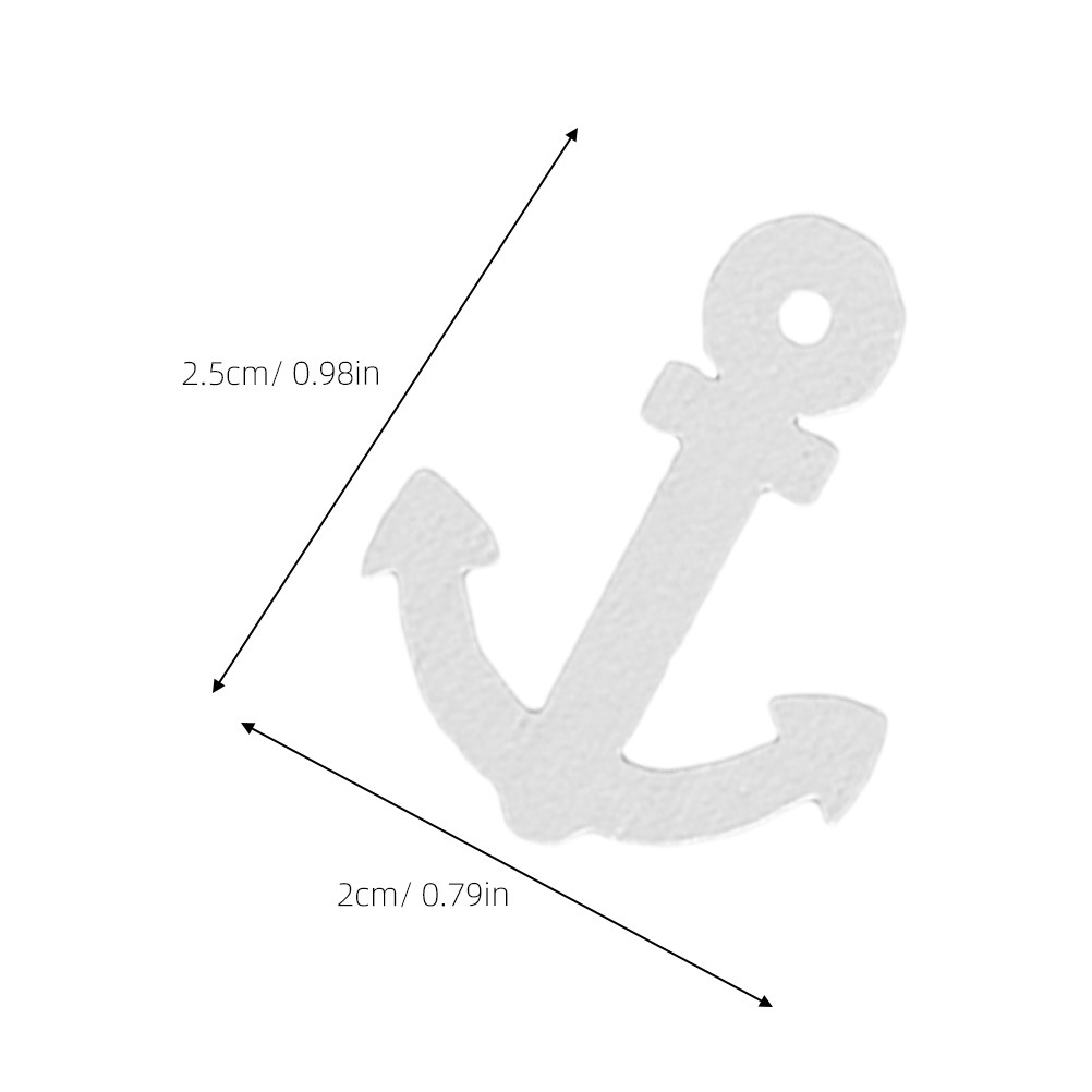 100 Pcs Wooden Anchor Mini Pen - Embellishments For Scrapbooking のレビューと価格
