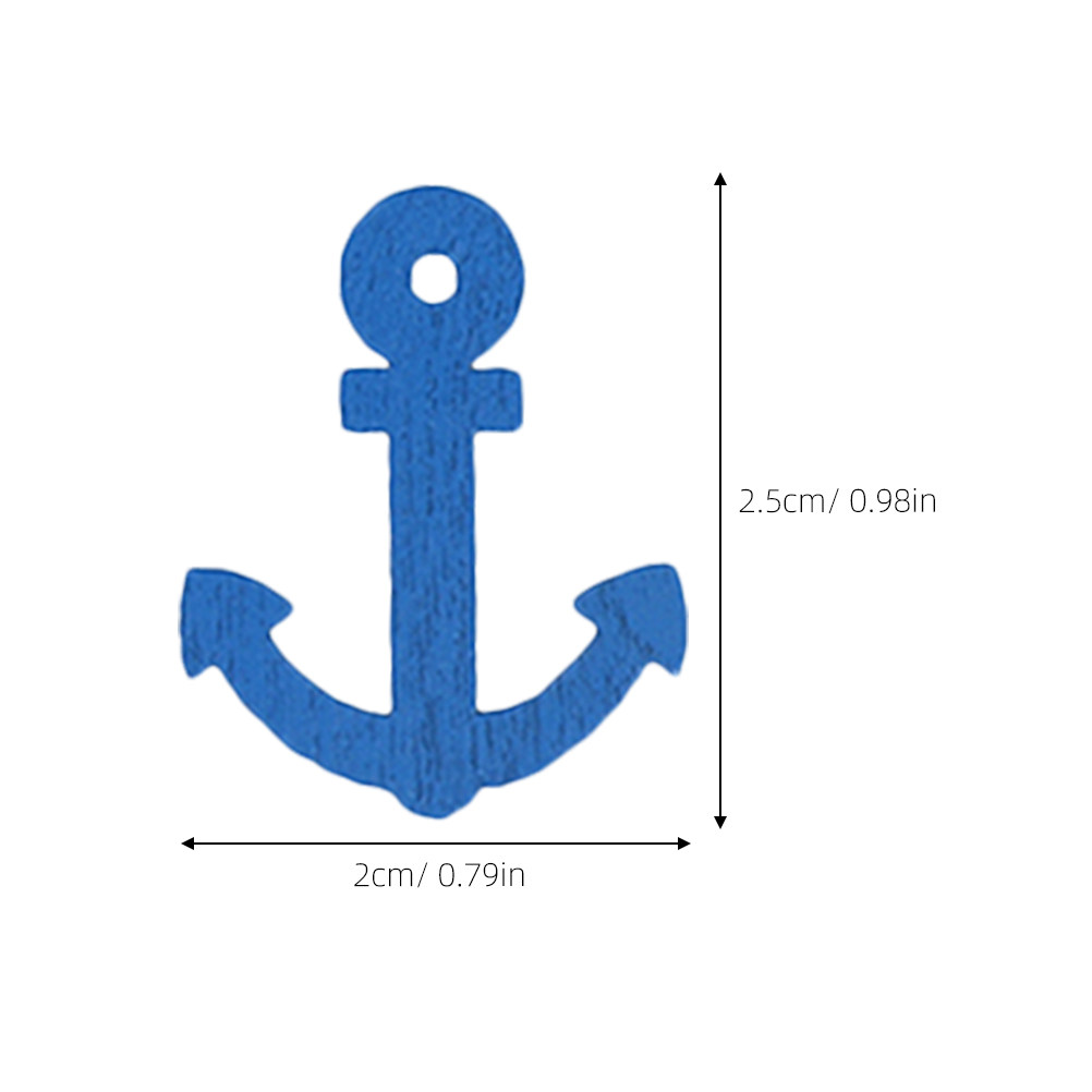 100 Pcs Wooden Anchor Mini Pen - Embellishments For Scrapbooking のレビューと価格