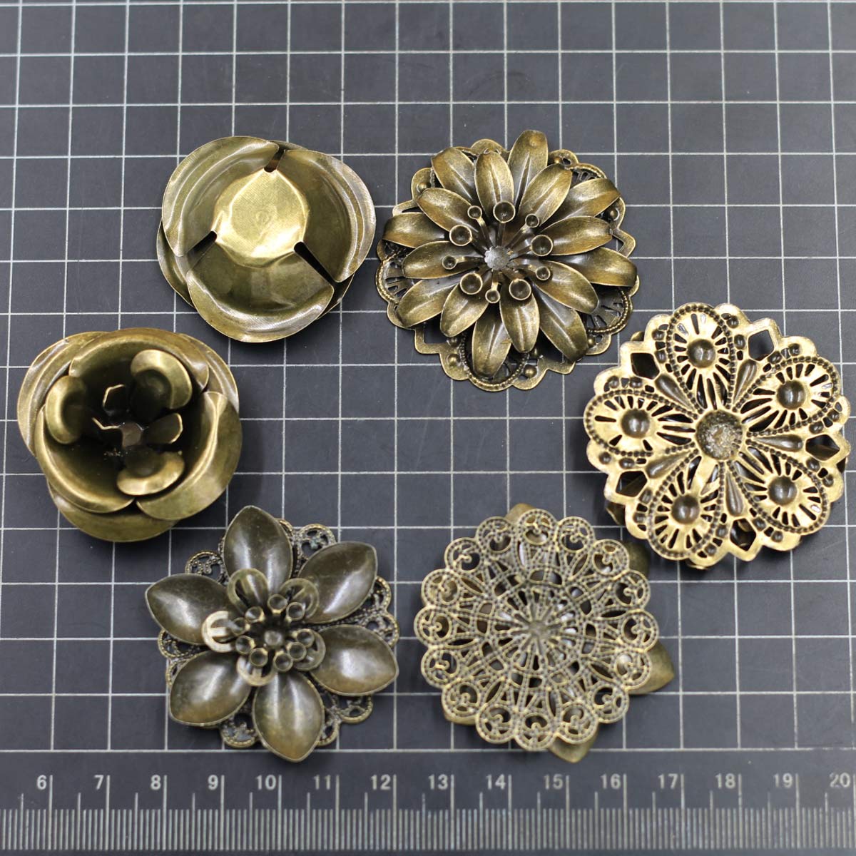 6Pcs Embellishments Combinatio - Embellishment Crafts のレビューと価格