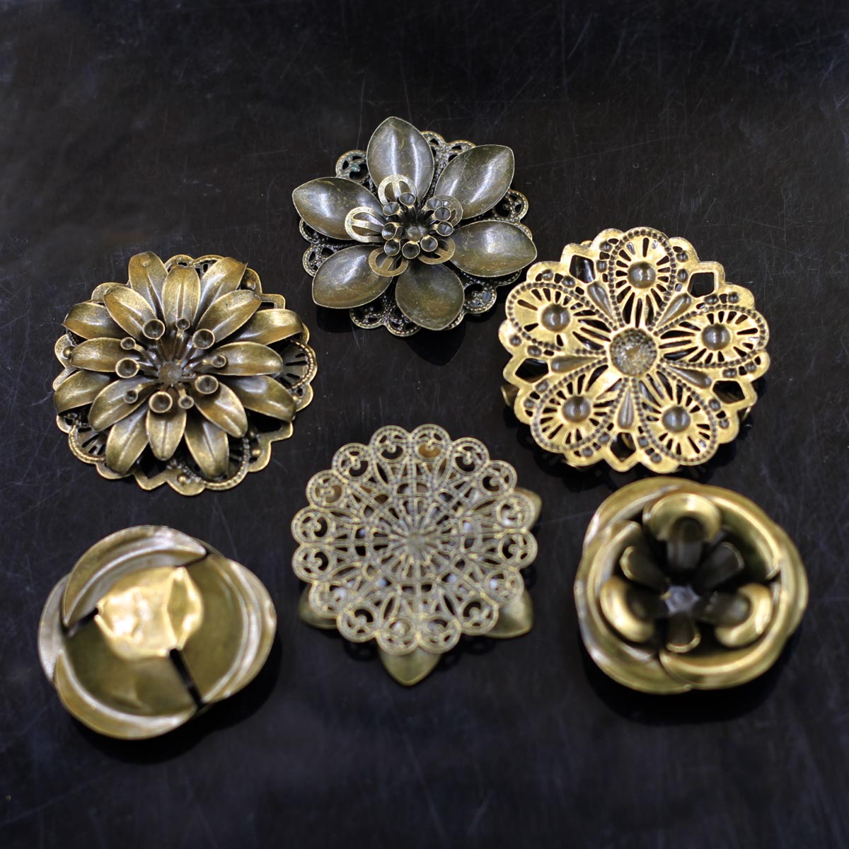 6Pcs Embellishments Combinatio - Embellishment Crafts のレビューと価格