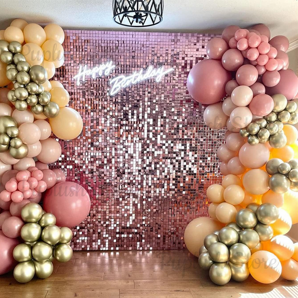 Pink Shimmer Wall Backdrop Pan - Sequin Fabric Panel のレビューと価格