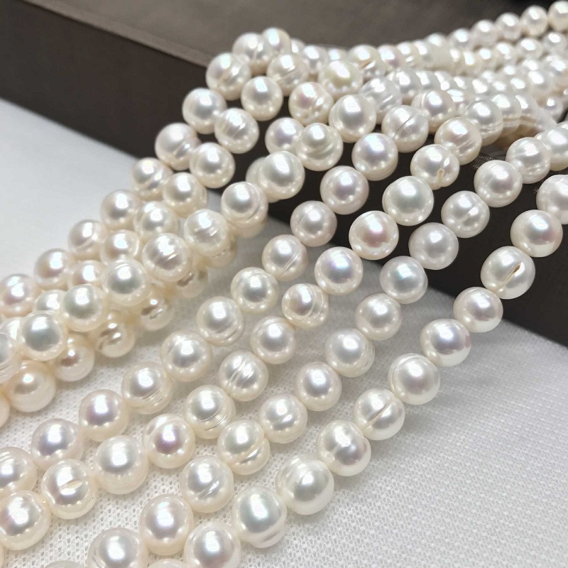 8-9mm Natural Freshwater Pearl - Pearl Trim Chain のレビューと価格