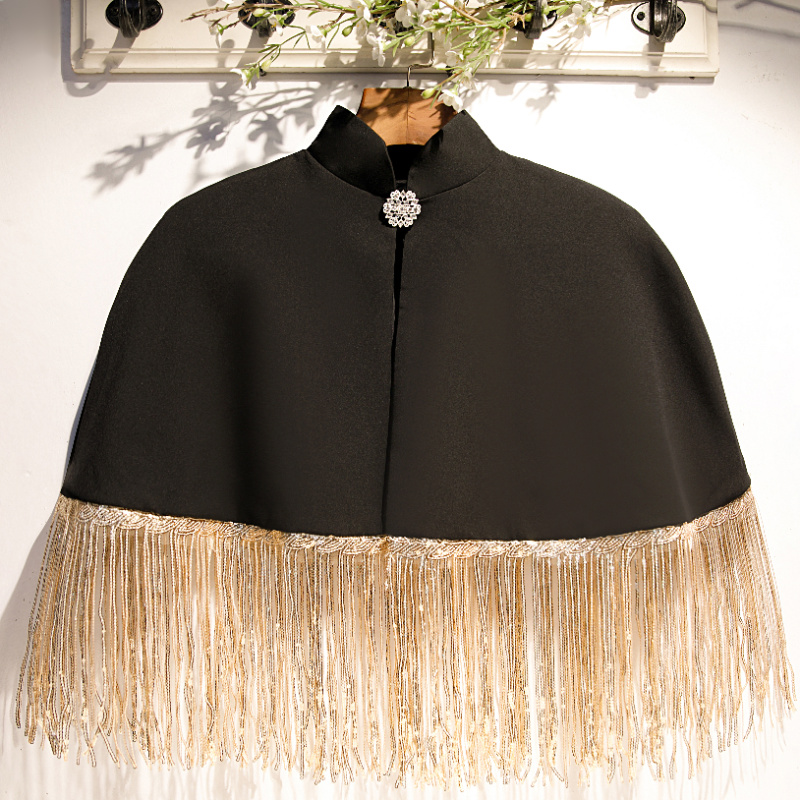 Women's Spring Summer Black Co - Tassel Fringe Trim のレビューと価格