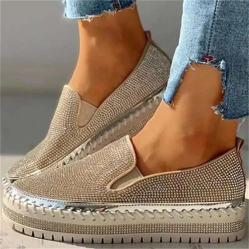 Women Flats Rhinestone Bling S - Sew On Rhinestone のレビューと価格