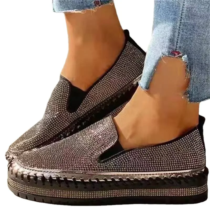 Women Flats Rhinestone Bling S - Sew On Rhinestone のレビューと価格